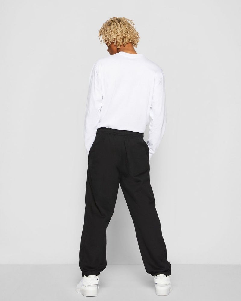 فلاينوف بنطلون جوغر أسود بسحاب جانبي وبقصة فضفاضة - Image 2